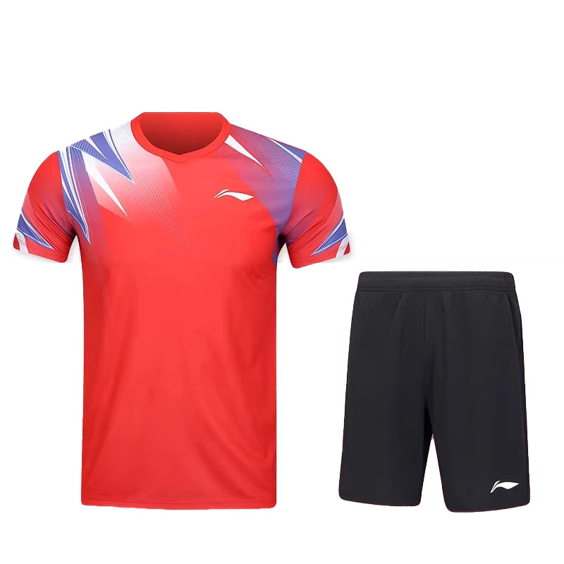 

Бадминтонная серия комплект формы для бадминтона unisex vermilion LINING