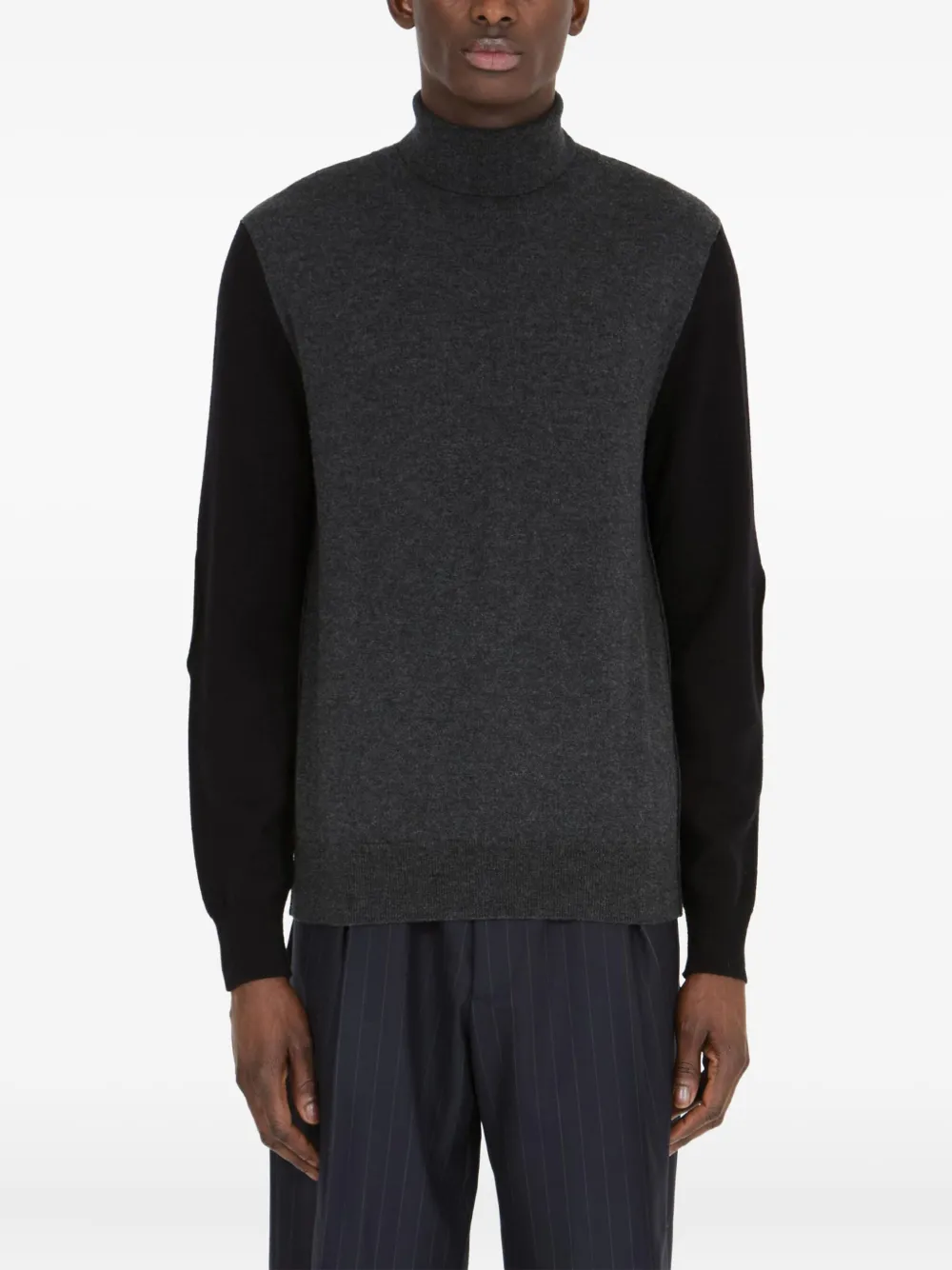 

Свитер со вставками Maison Margiela, черный