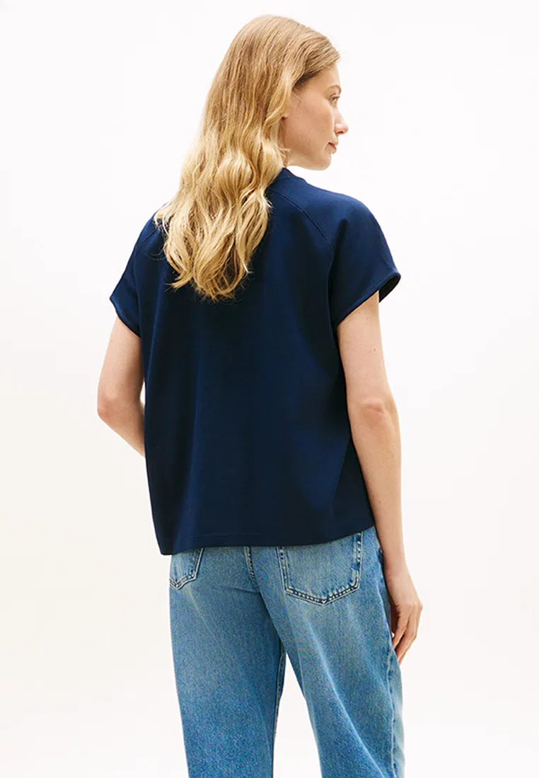 Футболка, Seasonal Script Tee, TH Mainline Tommy Hilfiger, темно-синий — фото 2
