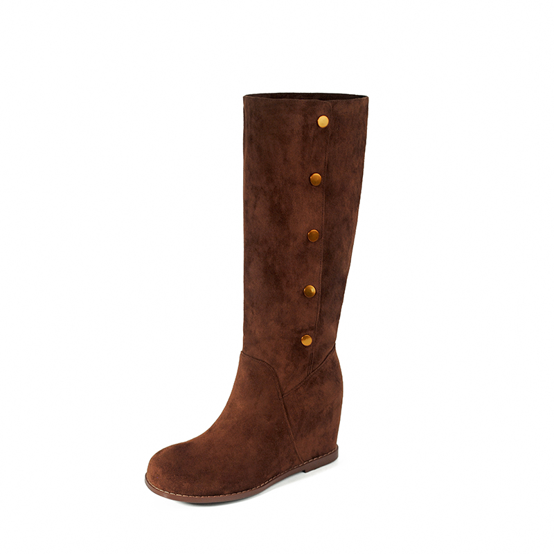 Сапоги женские 8 см Yeezyy Reezy, Brown