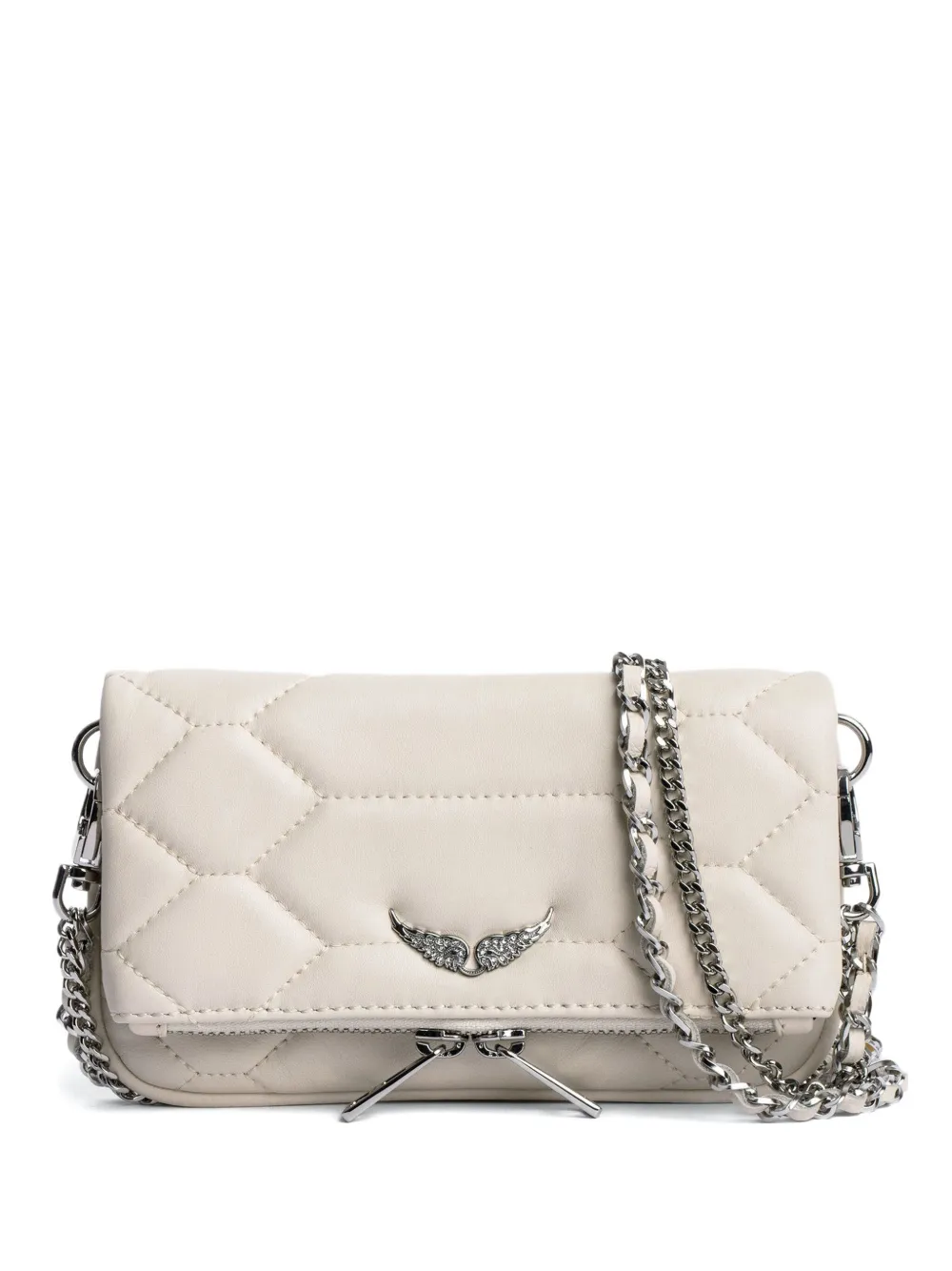

Стеганый клатч Rock Nano Zadig&Voltaire, белый