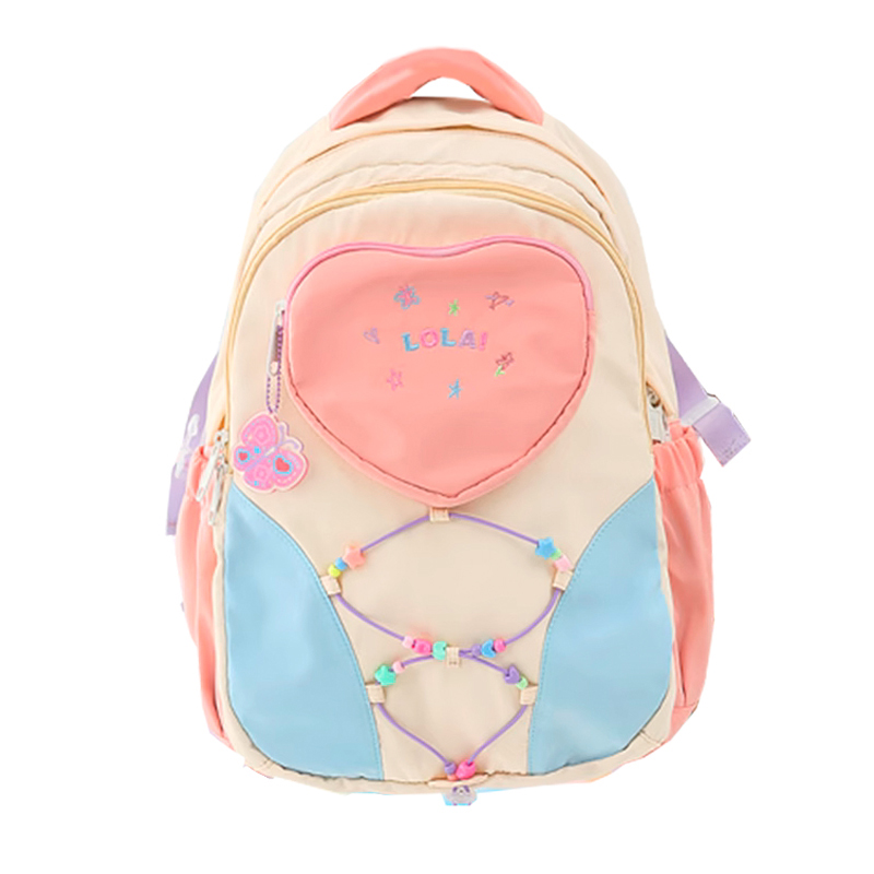 

LOLA DESIGN Полиэстеровый рюкзак женский розовый и светло-желтый, Sweetheart Pink