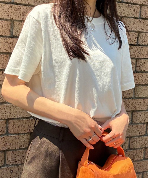 

Футболка с круглым вырезом и коротким рукавом, хлопок United Athle, кремовый