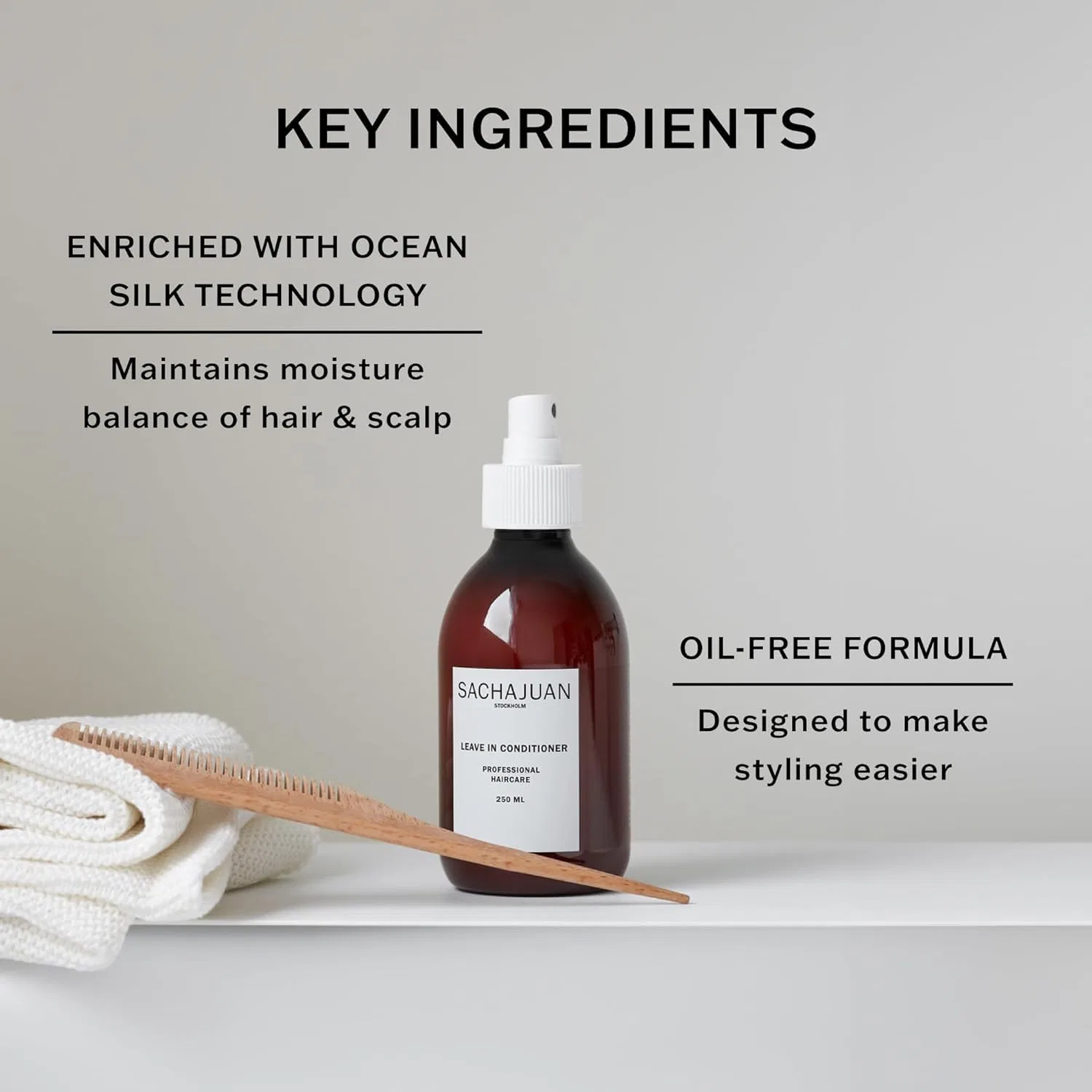 Несмываемый кондиционер для волос «Leave in Conditioner» от SACHAJUAN, 250 мл Sachajuan — фото 4