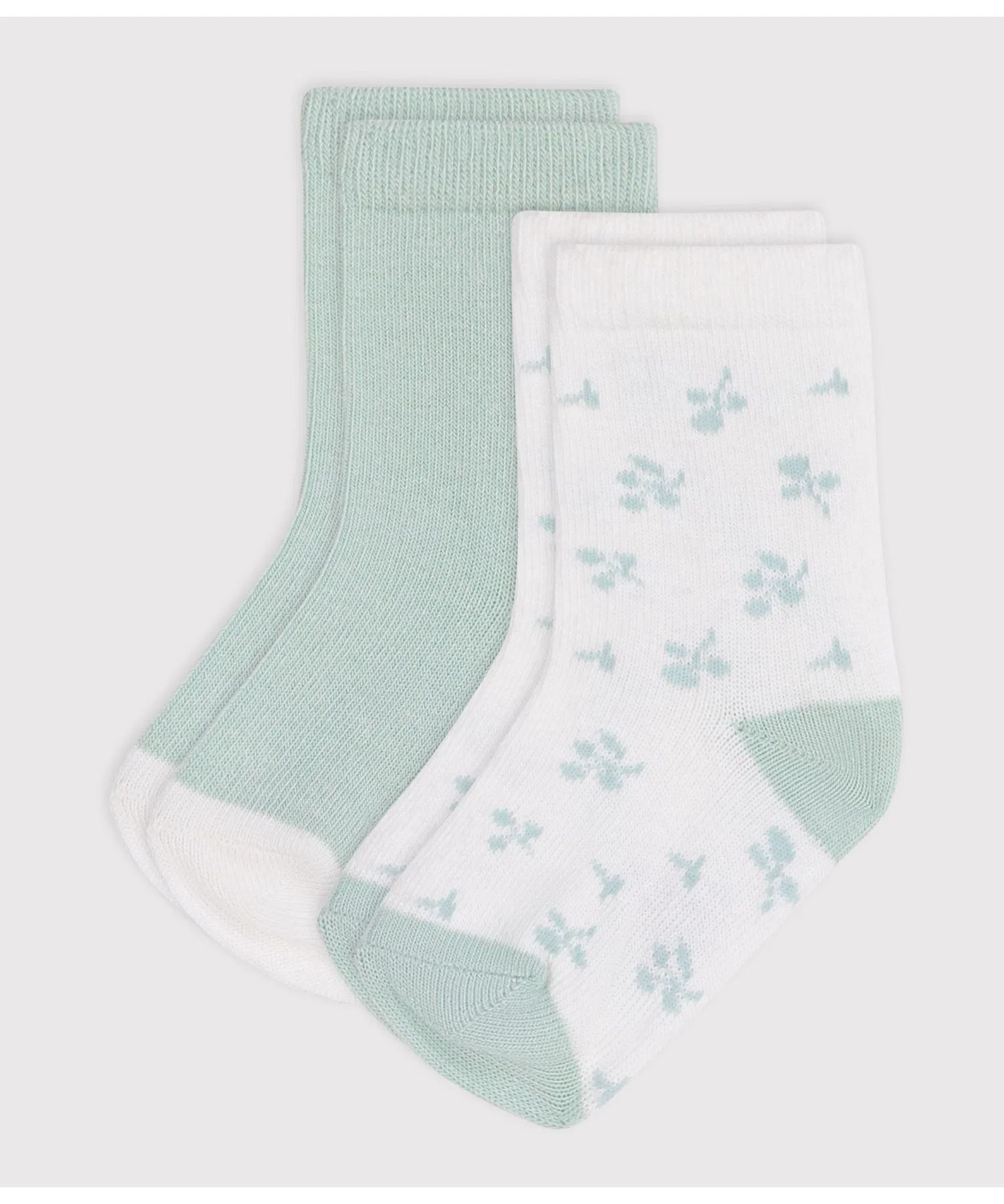 Две пары носков с цветочным принтом