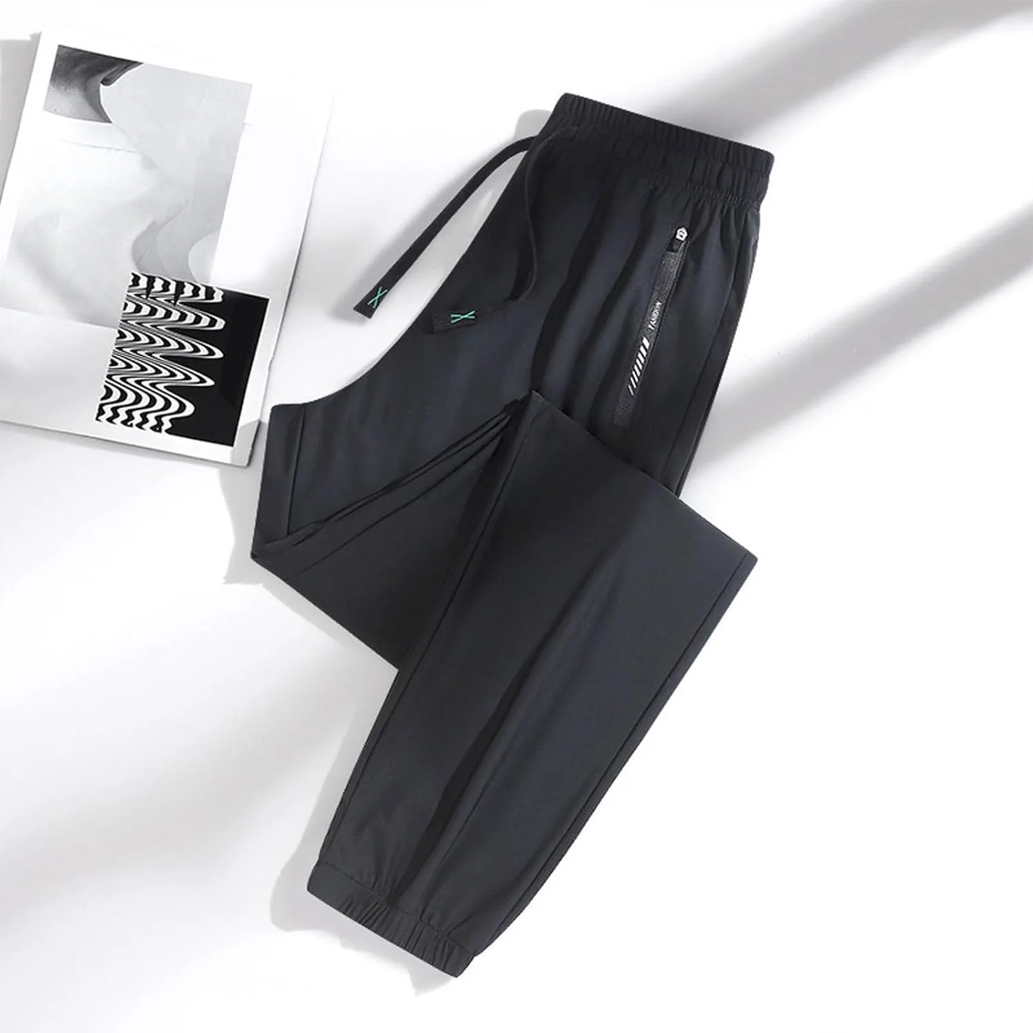 Женские спортивные брюки Senistyle Stretch, брюки Senistyle для женщин старше 50 лет, ультраэластичные, дышащие, удобные повседневные брюки Generic, черный — фото 3