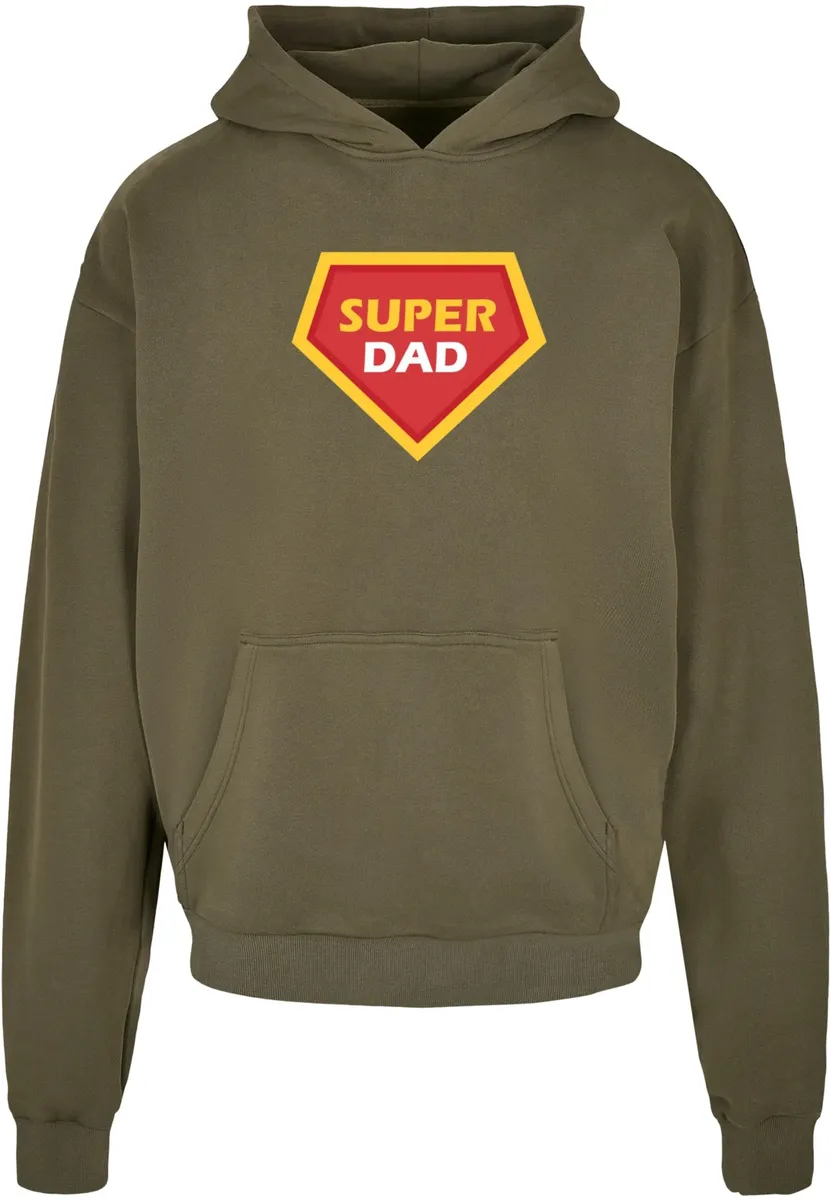 

Толстовка с капюшоном Merchcode " Merchcode Men's Fathers Day - Super Dad Ultra Heavy Hoody", оливковый