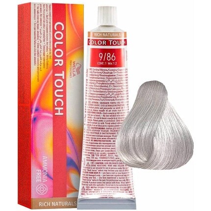 

Professionals Color Touch Rich Naturals 9/86 Очень светлый блондин жемчужно-фиолетовый 60 мл, Wella