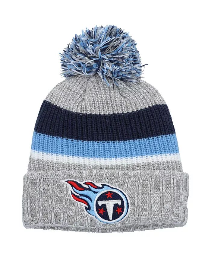 

Шапка-манжета с помпоном для мальчиков и девочек, серо-лиловая, Tennessee Titans New Era