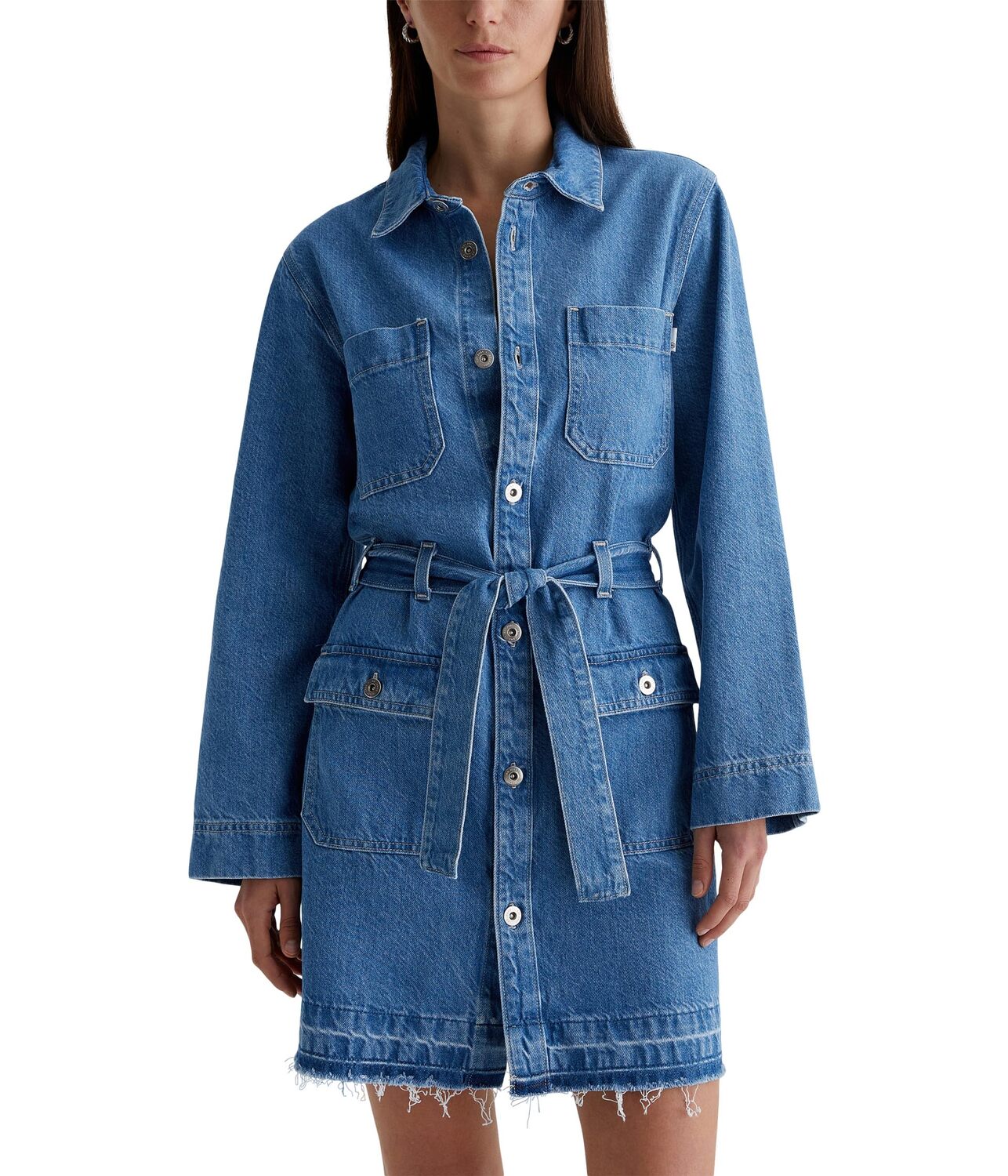 

Платье AG Jeans Luisa Long Sleeve Shirt Dress, Carmel Shore