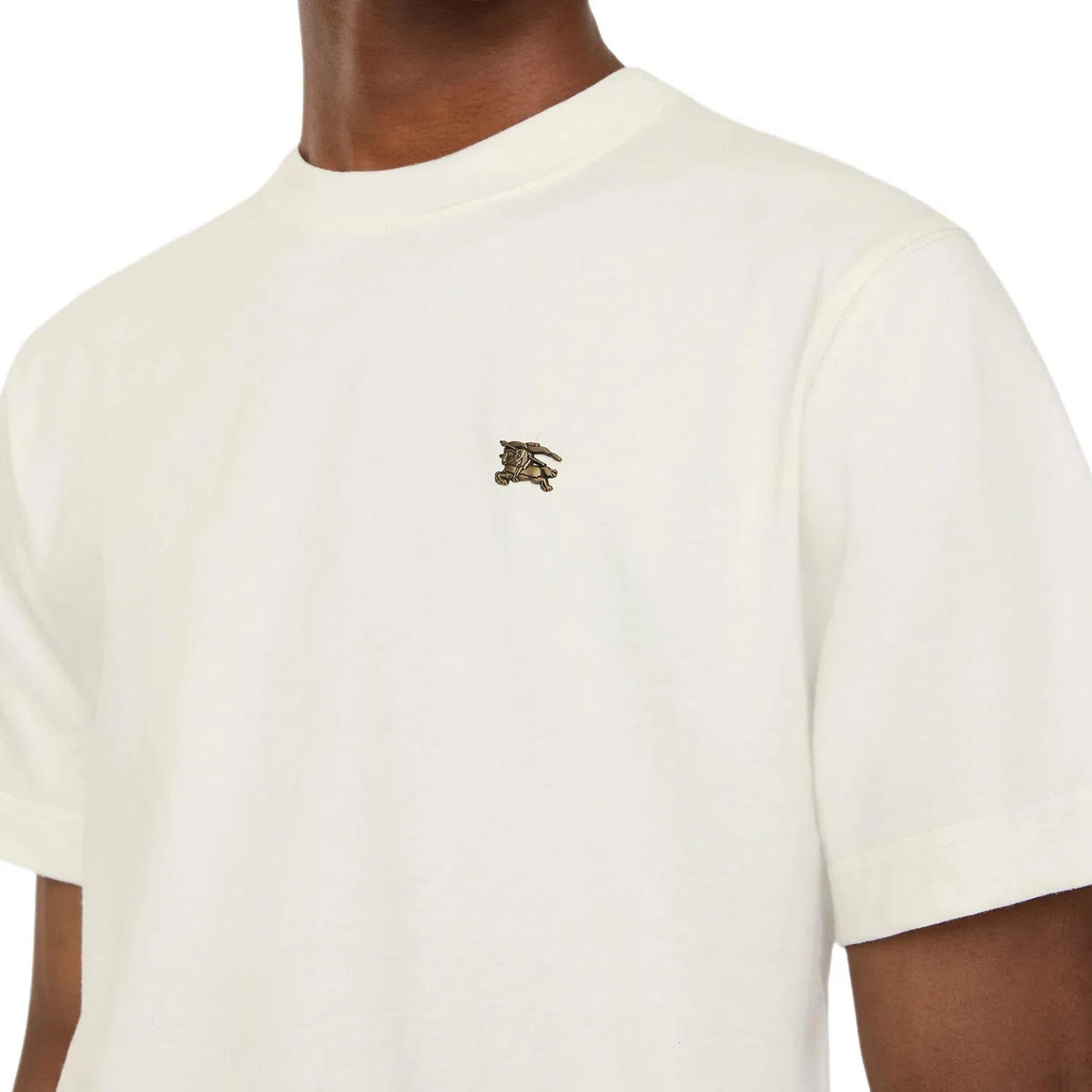 Футболка Burberry Chalk White хлопковая — фото 4