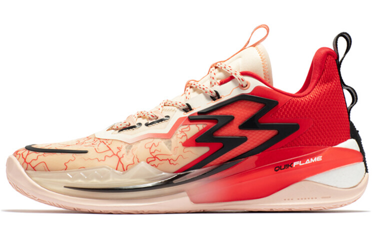 

Баскетбольные кроссовки Big3 3.0 Pro Basketball Shoes Men Low-Top Ivory White/molten Red 361°