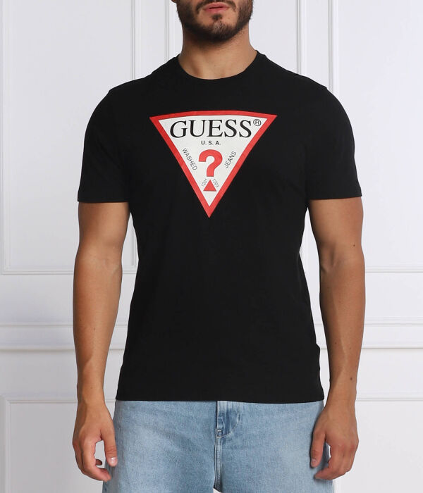 

Футболка мужская Guess Jeans с логотипом, черный