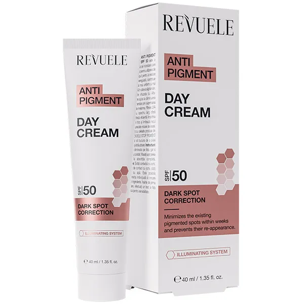 

Коррекция темных пятен Anti Pigmnet Day Cream Spf 50 Revuele, 40 ml