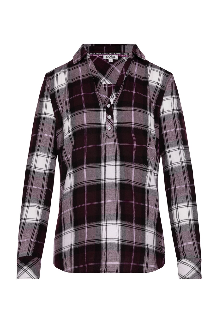 

Блуза Soccx, Wine Red/White