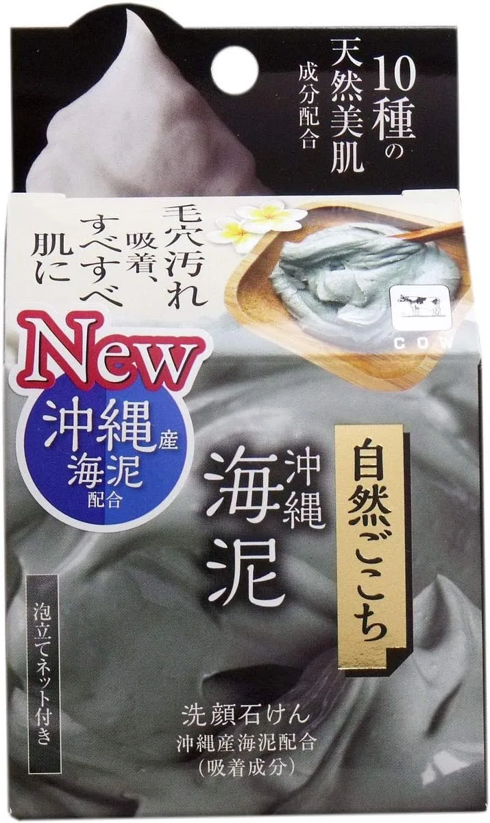 Мыло очищающее с морским илом, Mihama, 80 г x 10 шт, персик