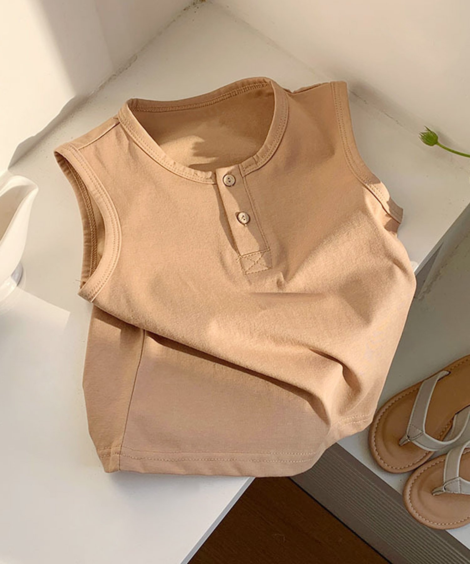 Детская майка Aimoha Kids, beige