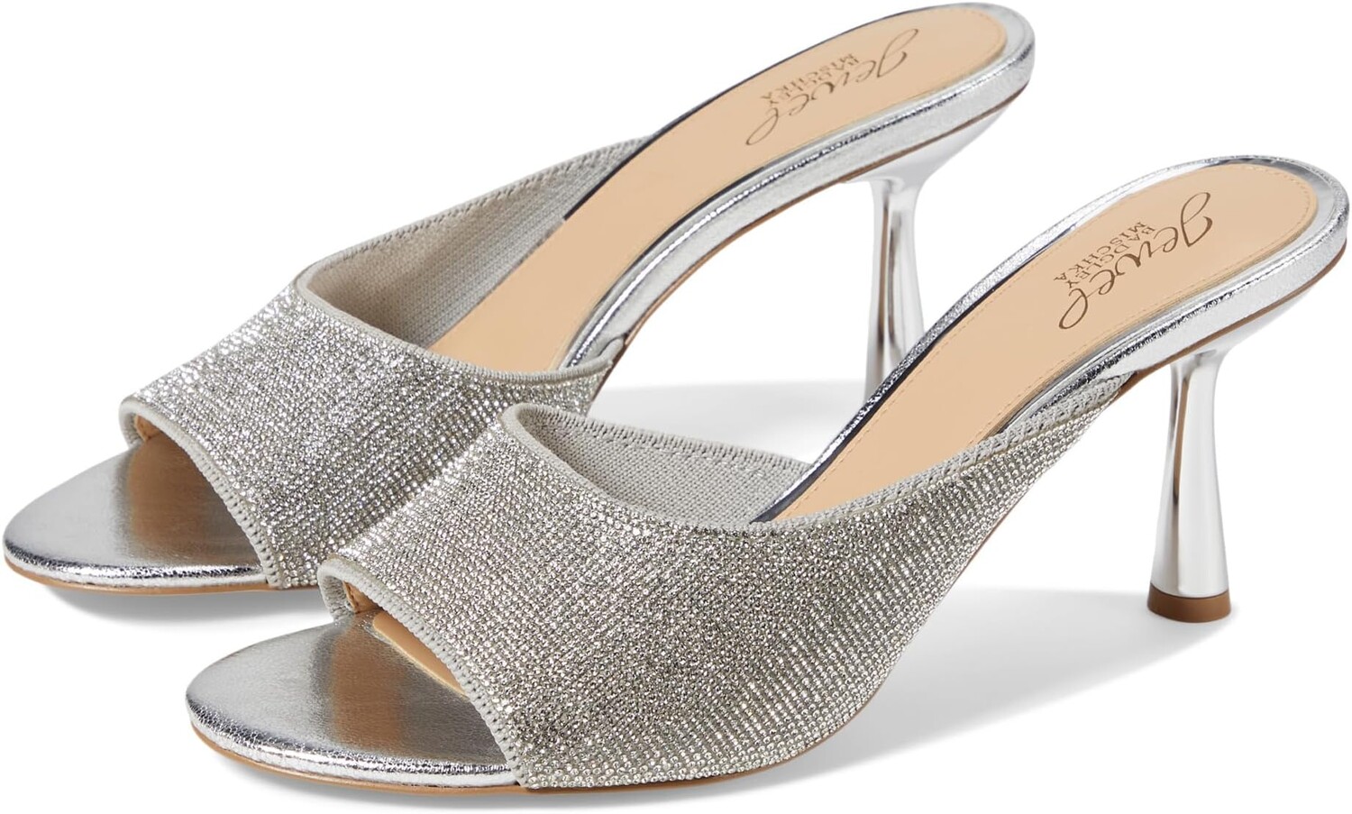 

Туфли Jewel Badgley Mischka Haya, цвет Silver Textile