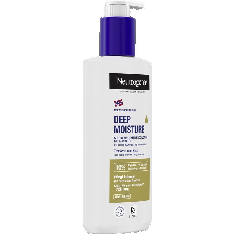 Лосьон для тела «Норвежская формула» Deep Moisture Almond Oil Neutrogena, 250 ml — фото 2