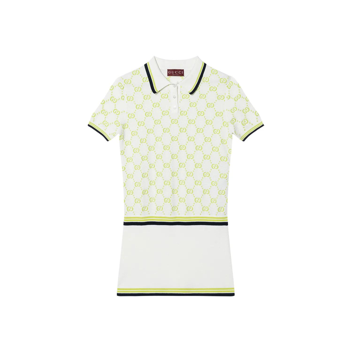 Платье женское GUCCI Lido, с коротким рукавом, слоновой кости