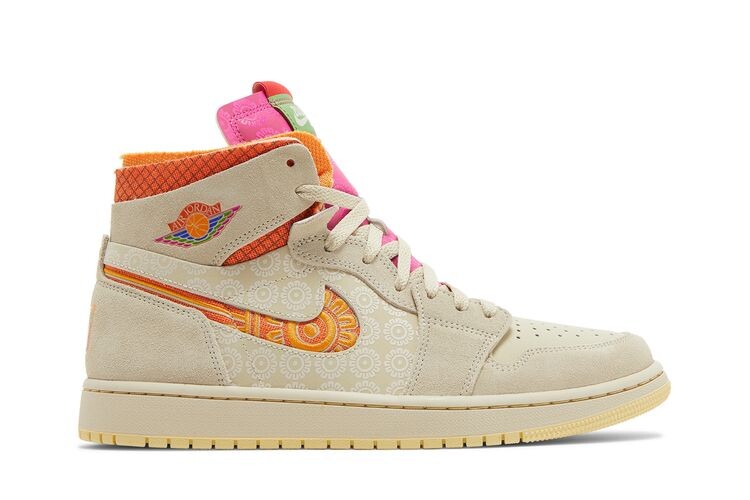 

Кроссовки Air Jordan 1 High Zoom Comfort Somos Familia, желто-коричневый