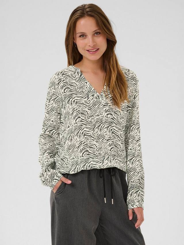 

Блузка KAditte с V-образным вырезом KAFFE