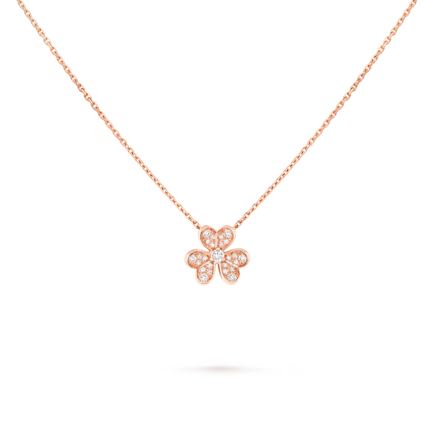

Кулон Van Cleef & Arpels Frivole, мини модель, 18-ct розовое золото, бриллиант