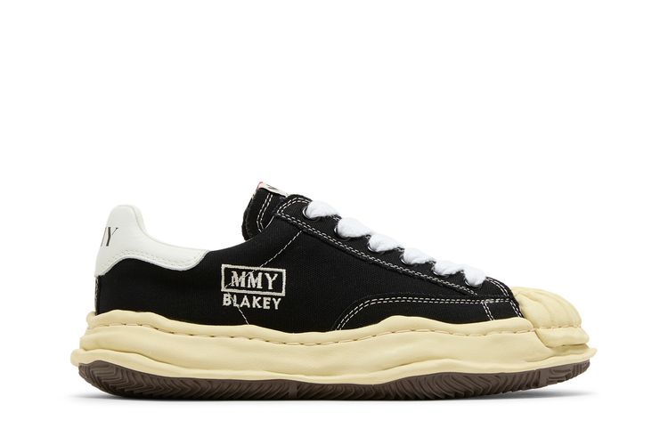 

Кроссовки Maison Mihara Yasuhiro Blakey OG Sole Vintage Canvas Low 'Black', черный