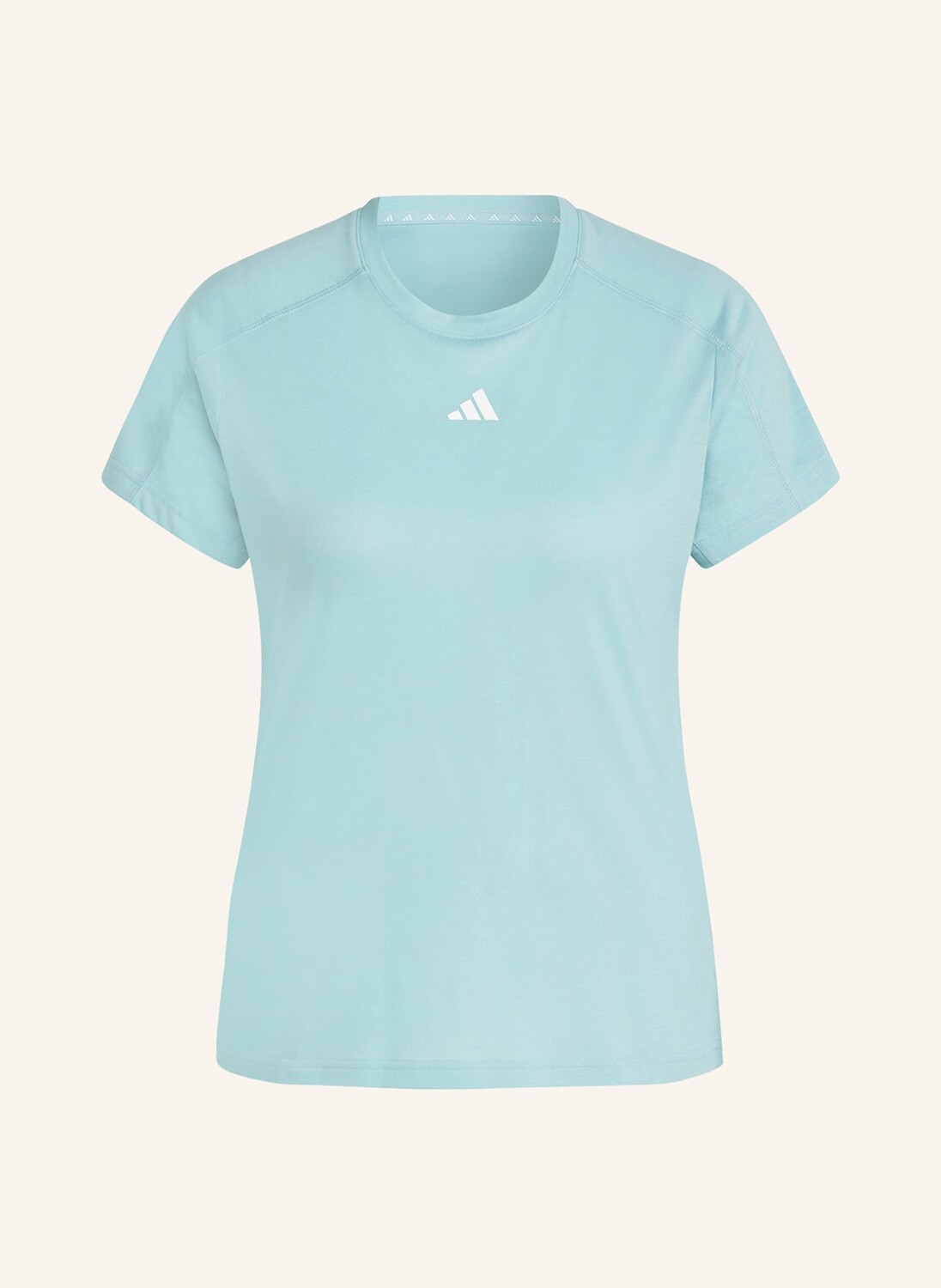 

Футболка aeroready train essentials adidas, бирюзовый
