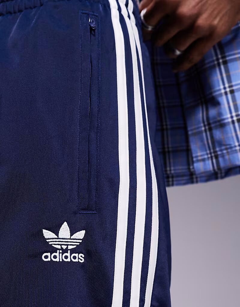Шорты Firebird темно-синего и белого цветов Adidas Originals — фото 4