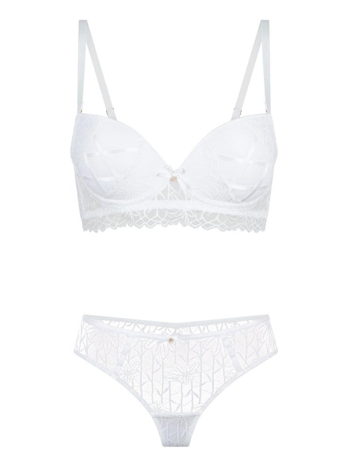 

Linga Dore Комплект бюстгальтера с эффектом пуш-ап, белый