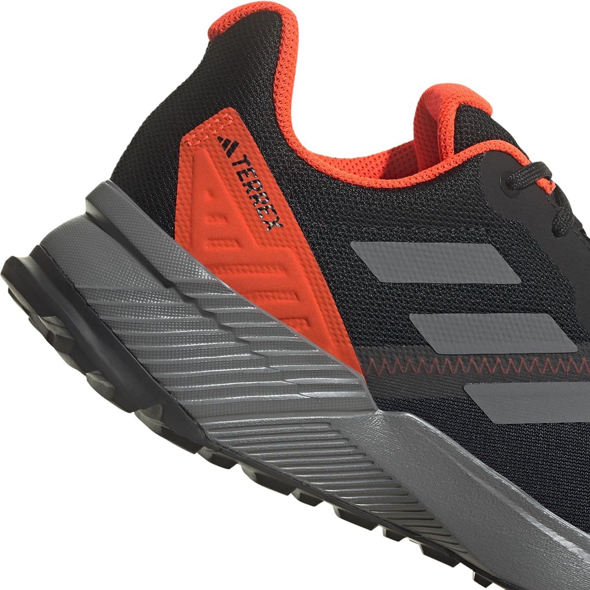 Мужские кроссовки Adidas Terrex Soulstride для трейлраннинга, черный/красный/серый — фото 4