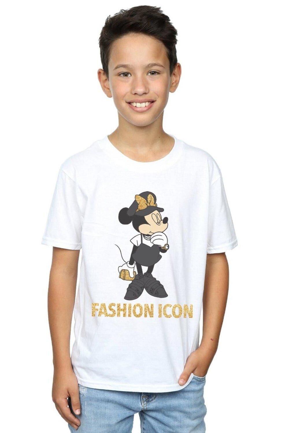 

Футболка с изображением Минни Маус Fashion Icon Disney, белый