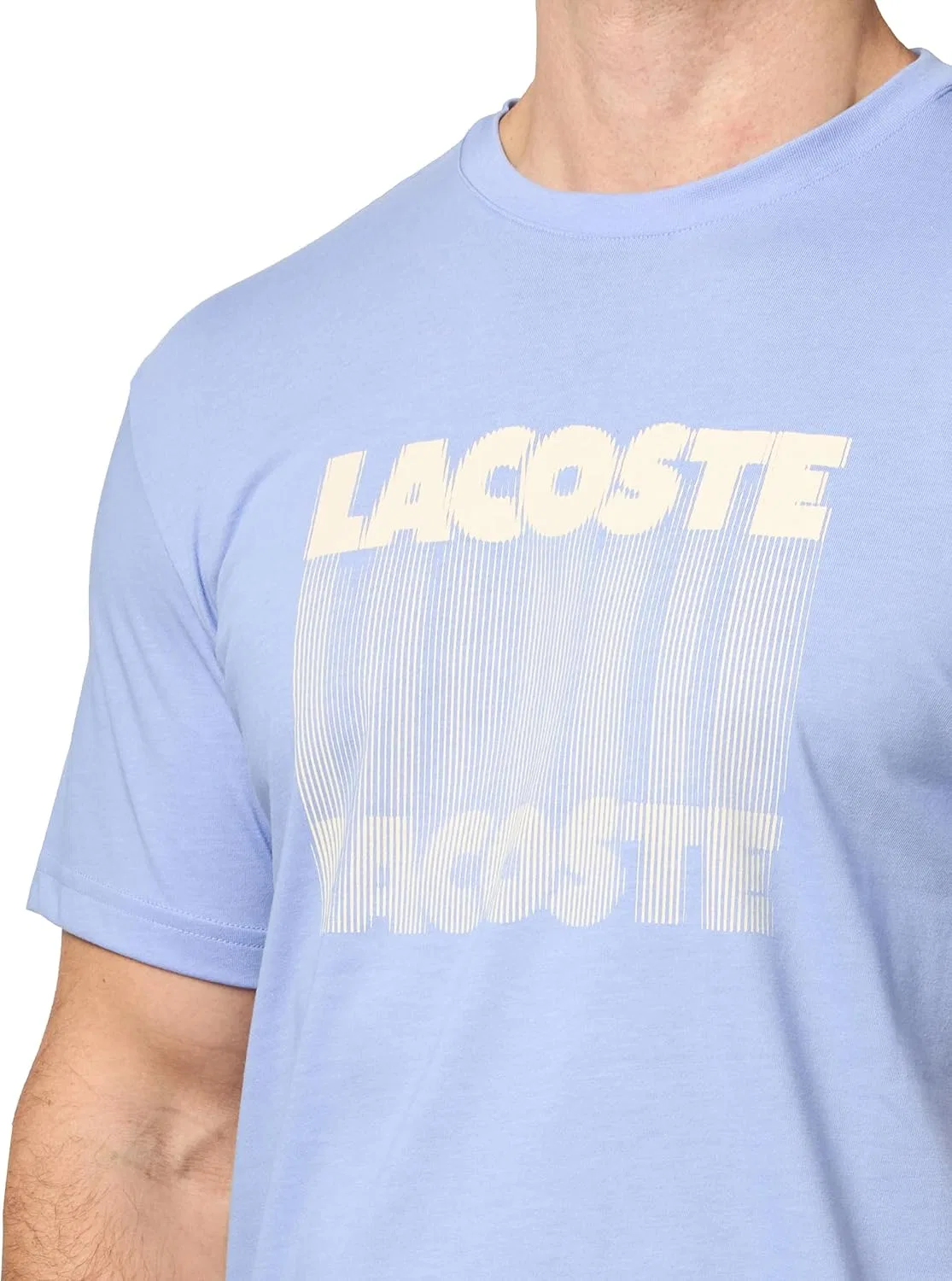 Футболка с принтом Lacoste, цвет Delphinium — фото 3
