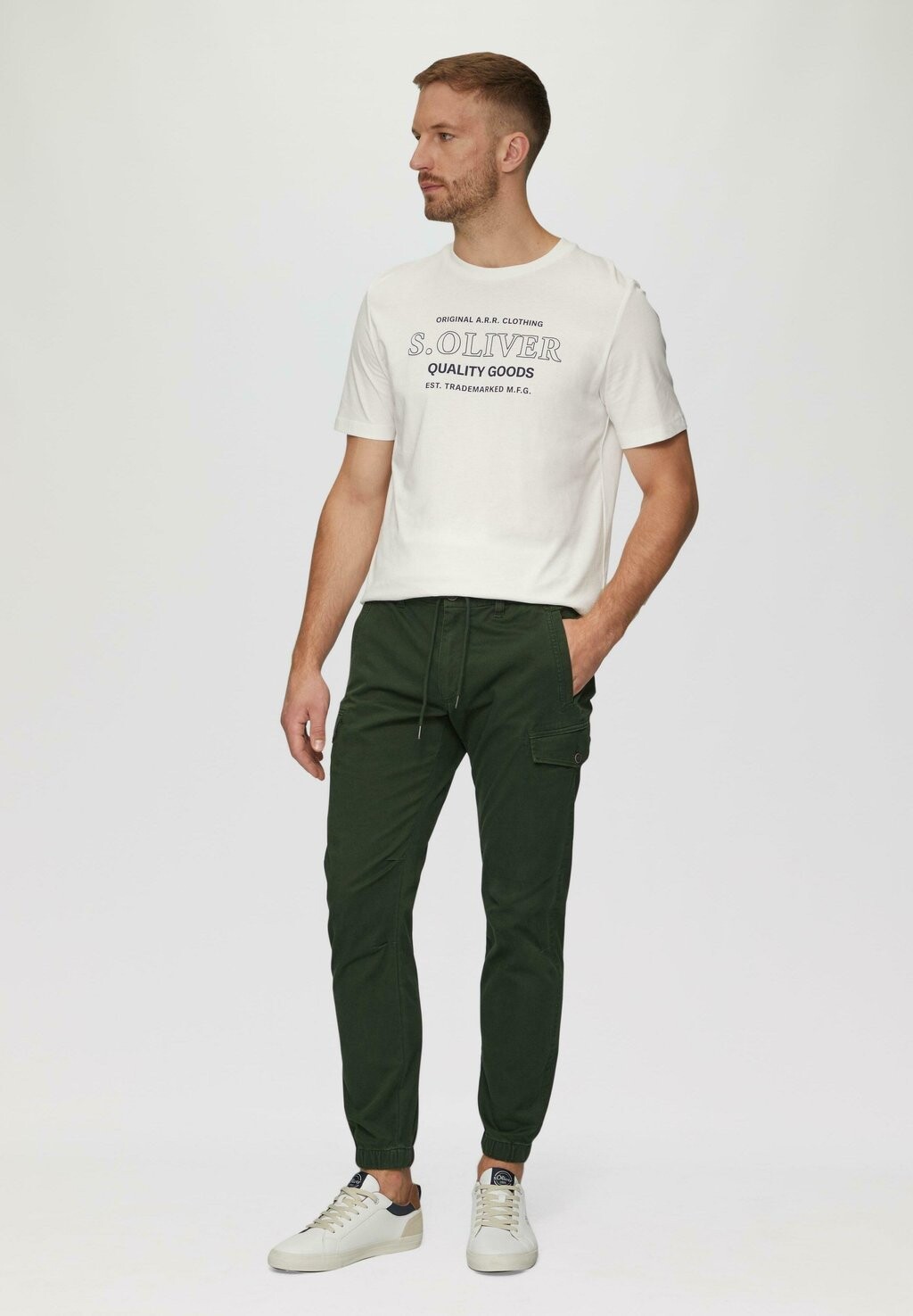 

Брюки карго REGULAR FIT s.Oliver, темно-зеленый