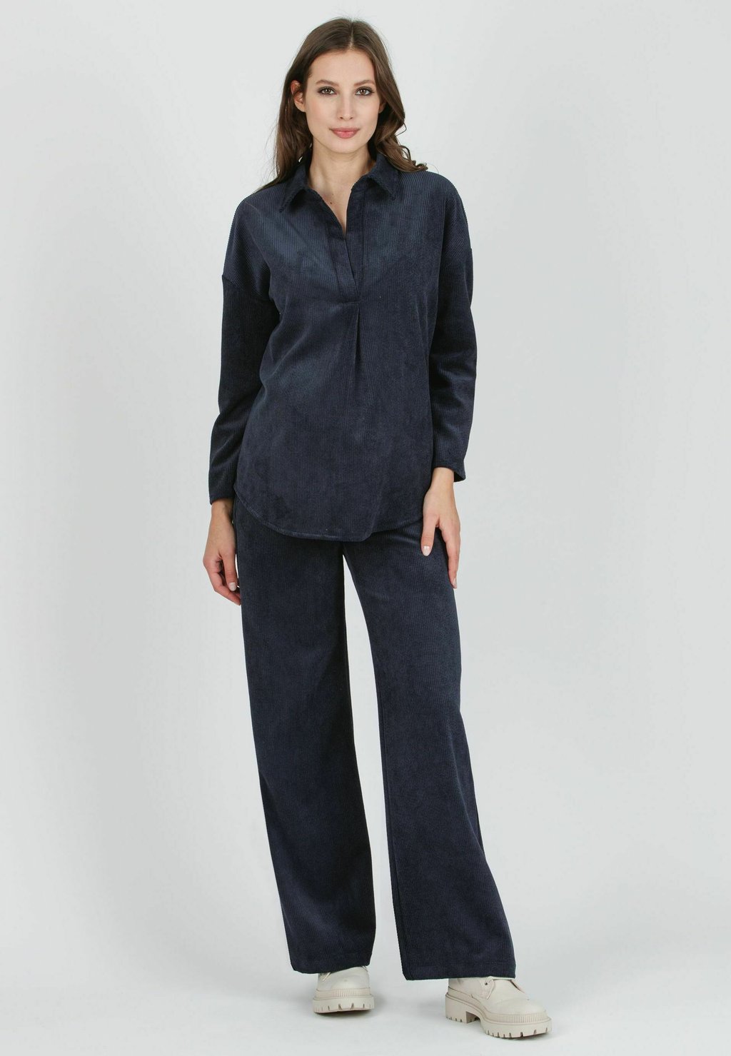 

Блуза OLIVIA MATERNITY IN SOFT Attesa Maternity, синий