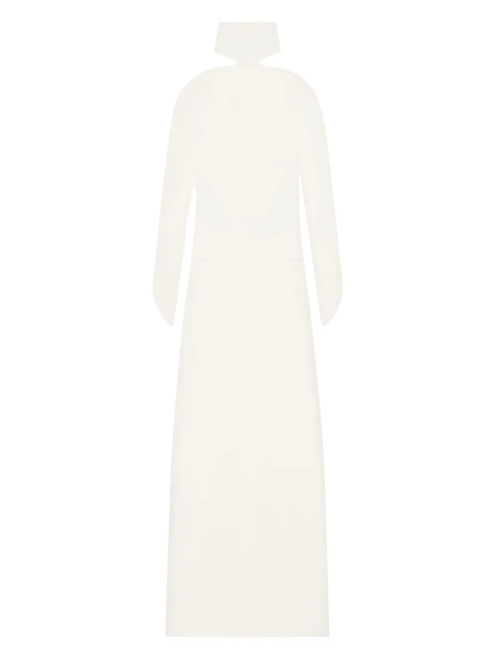 

Платье с открытыми плечами Courrèges, белый