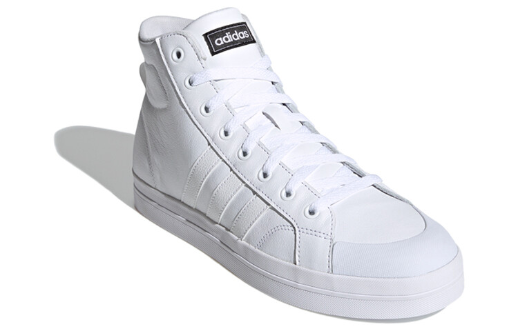 Мужские кроссовки для скейтбординга Bravada Mid Top белого цвета Adidas Neo — фото 3