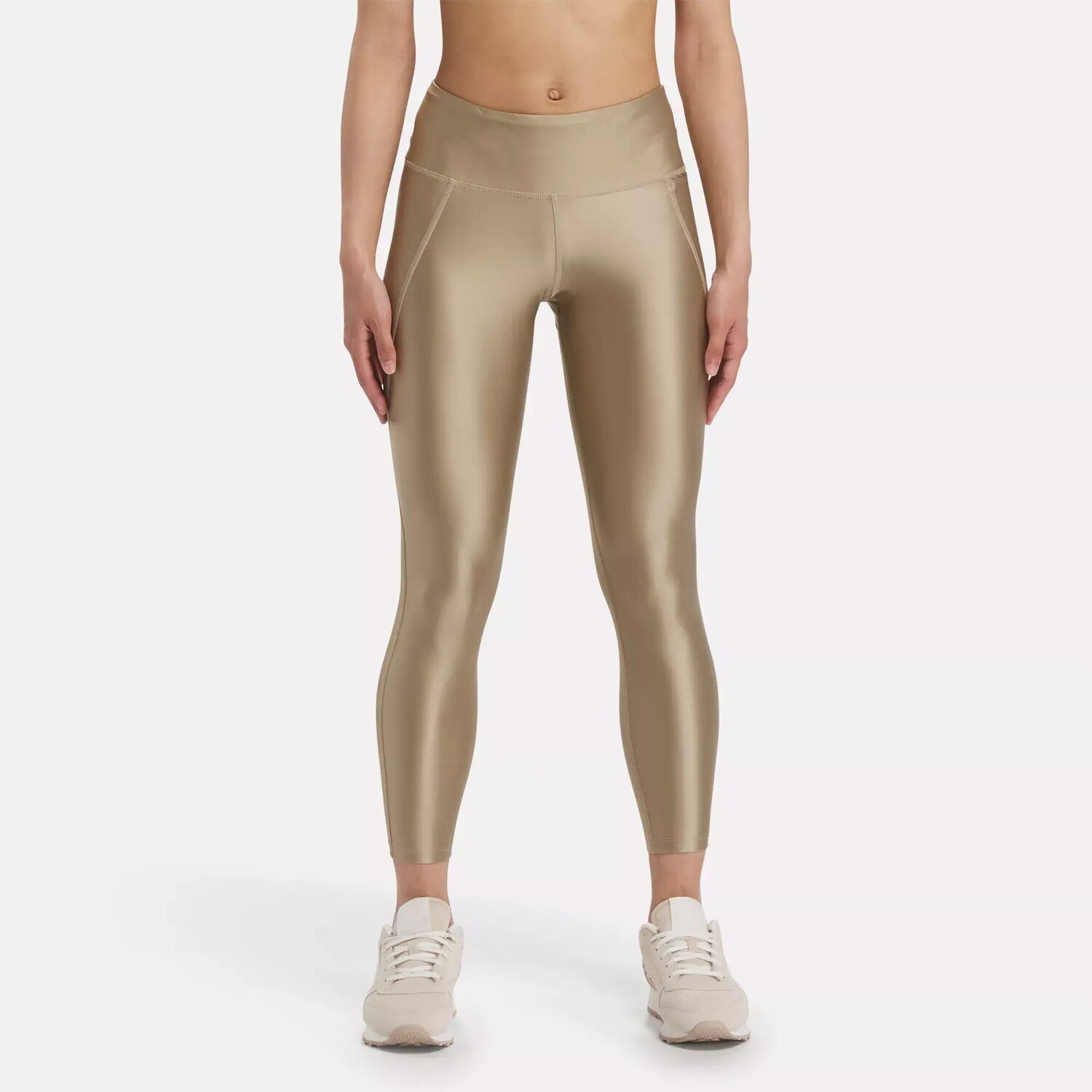 

Леггинсы Lux Shine с высокой посадкой Reebok, бежевый