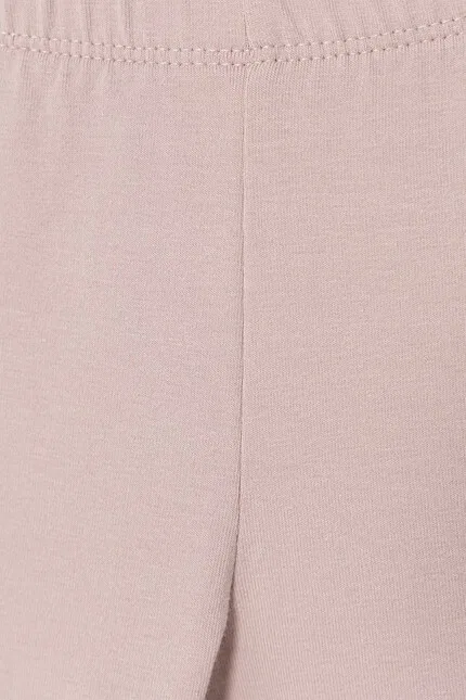 Леггинсы детские из хлопка с эластаном United Colors of Benetton, розовый — фото 2
