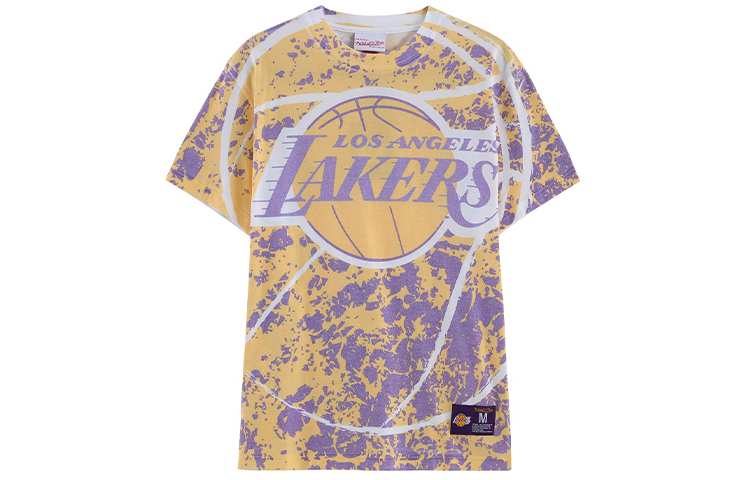 

Mitchell Ness Футболка Mitchell & Ness мужская желтая, Желтый, Mitchell Ness Футболка Mitchell & Ness мужская желтая