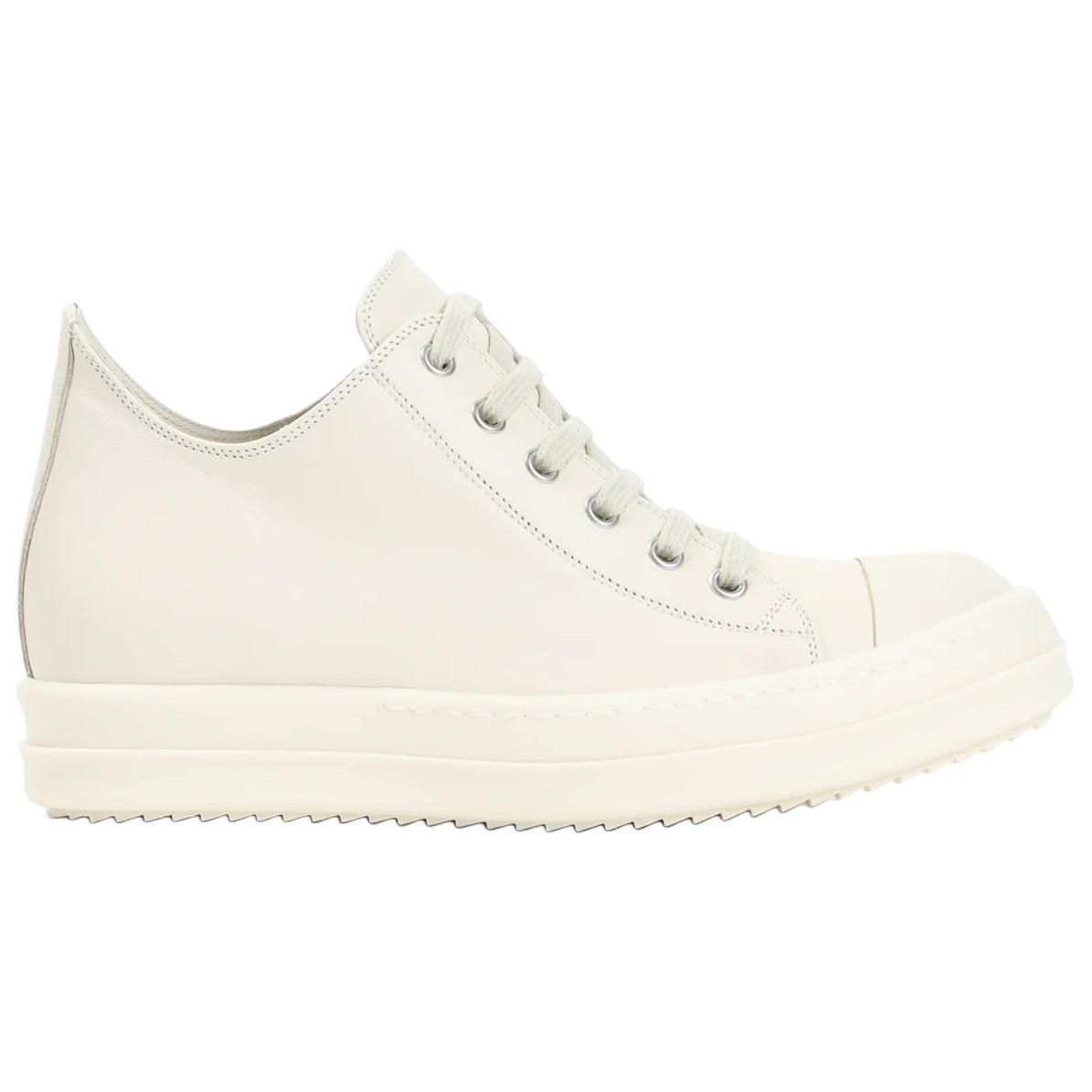 RICK OWENS Женские кроссовки RO Hollywood Low top Skateboard белые — фото 4