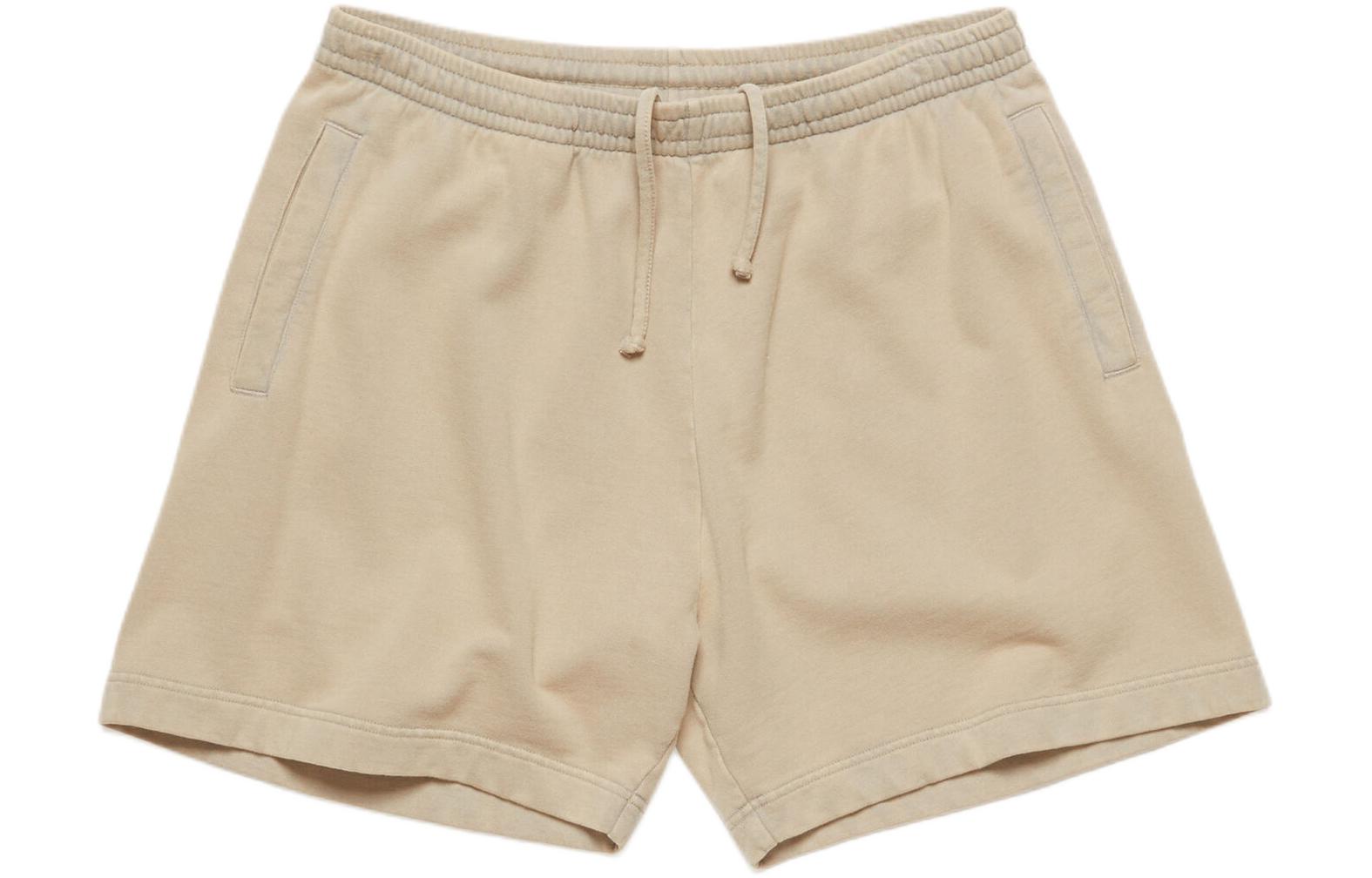 

Шорты Logo patch Jersey Shorts Acne Studios, Concrete Gray