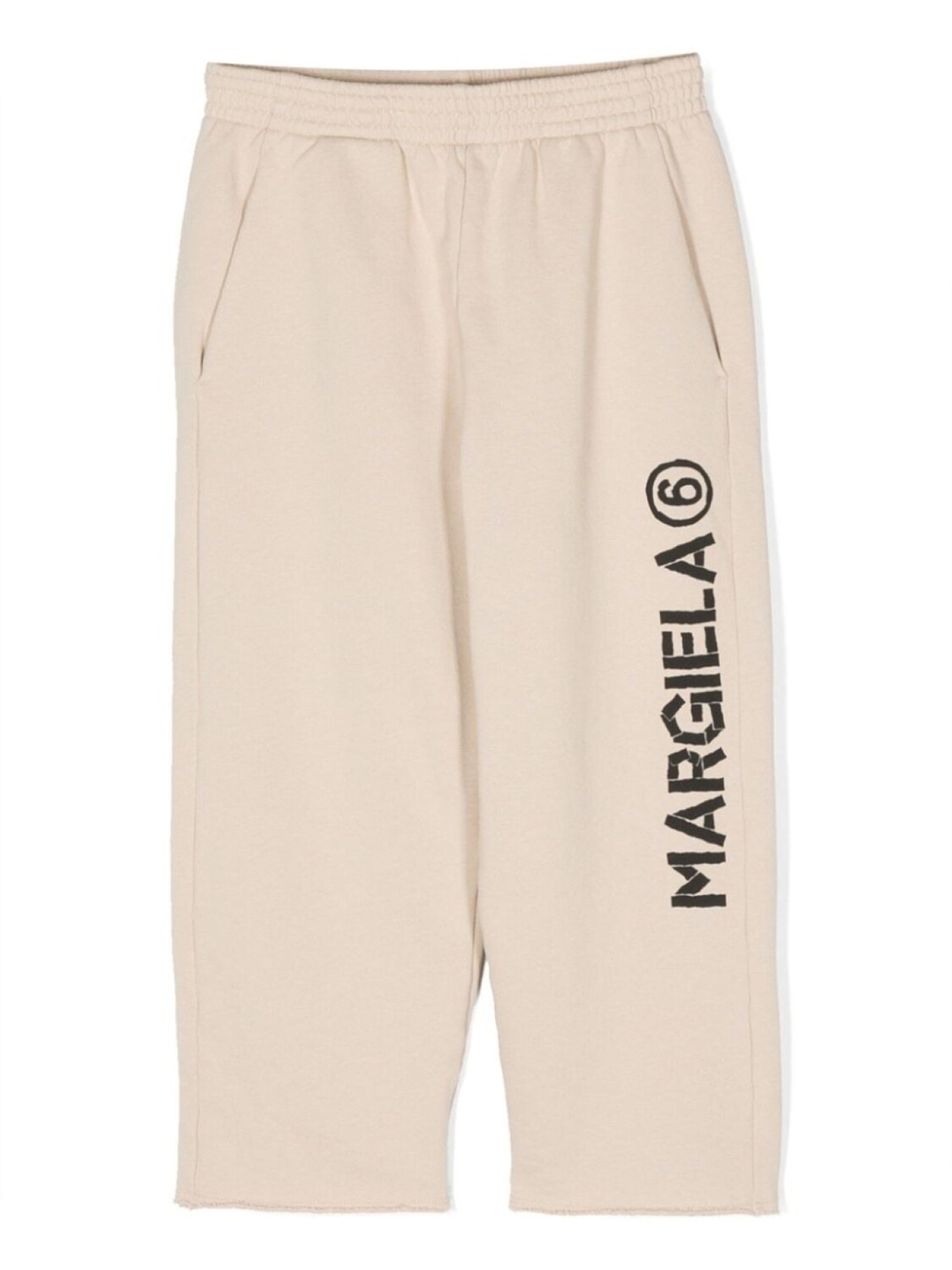 

MM6 Maison Margiela Kids спортивные брюки с логотипом, нейтральный цвет