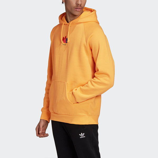Толстовка originals 3d trefoil hood casual sports logo pullover gold color Adidas, золотой — фото 4