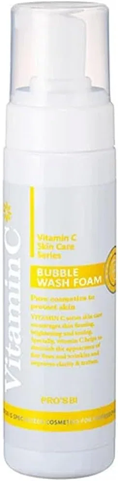 Пенка для умывания Seven Este — VITAMIN C Bubble Wash Foam с витамином C и плацентой, 200 мл