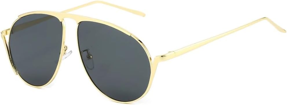 

Роскошные женские солнцезащитные очки в стиле ретро с металлическим дизайном, панк-стиль, модный тренд. Мужские солнцезащитные очки с защитой от УФ-излучения UV400 SZVVBKK, Golden Black