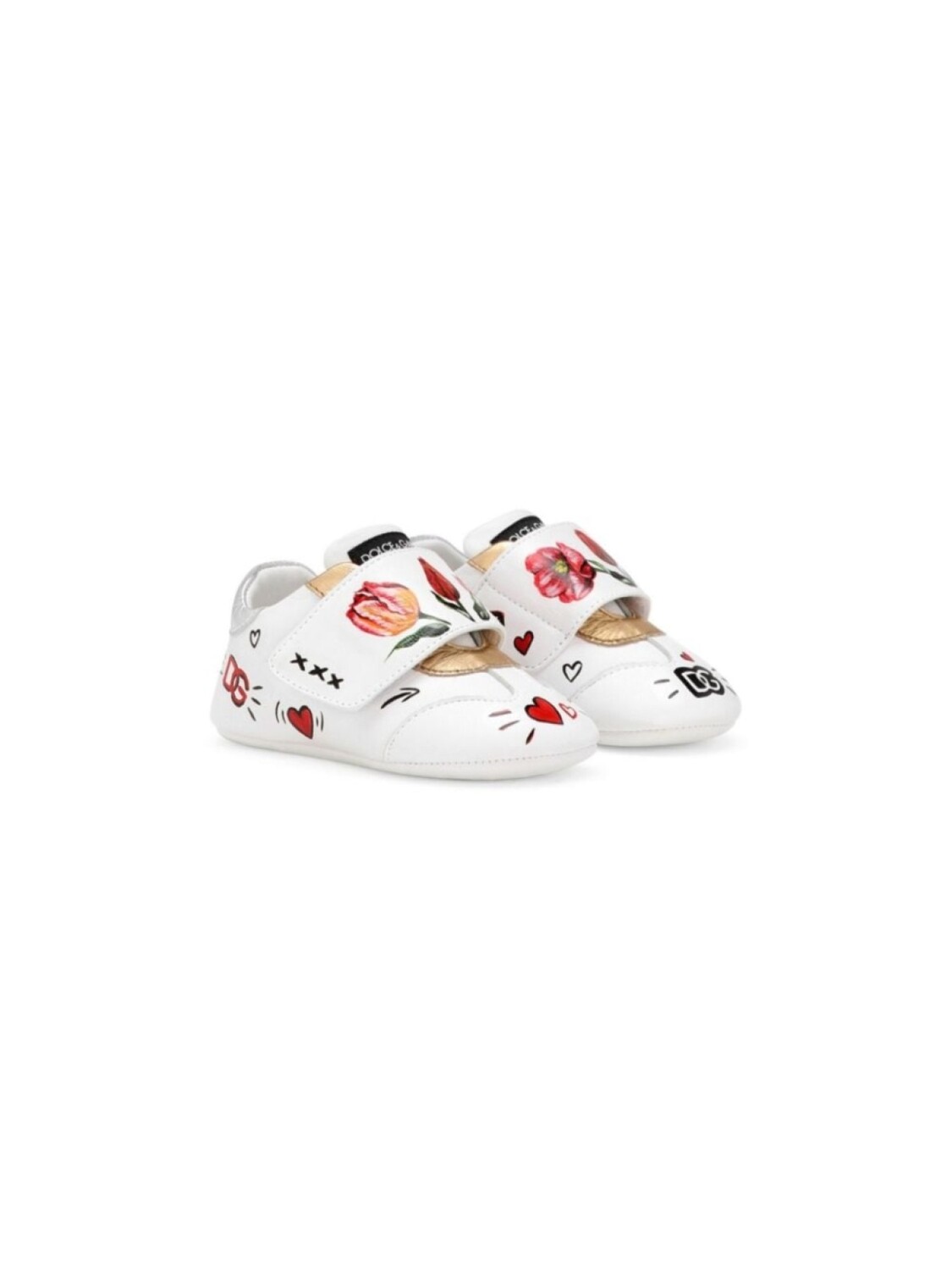 Dolce & Gabbana Kids кеды с нашивкой-логотипом, белый — фото 2