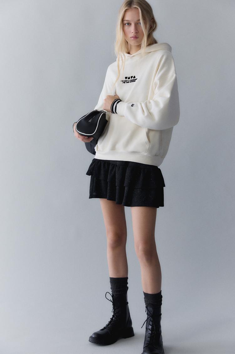 

Толстовка с покерными картами Pull And Bear, экрю
