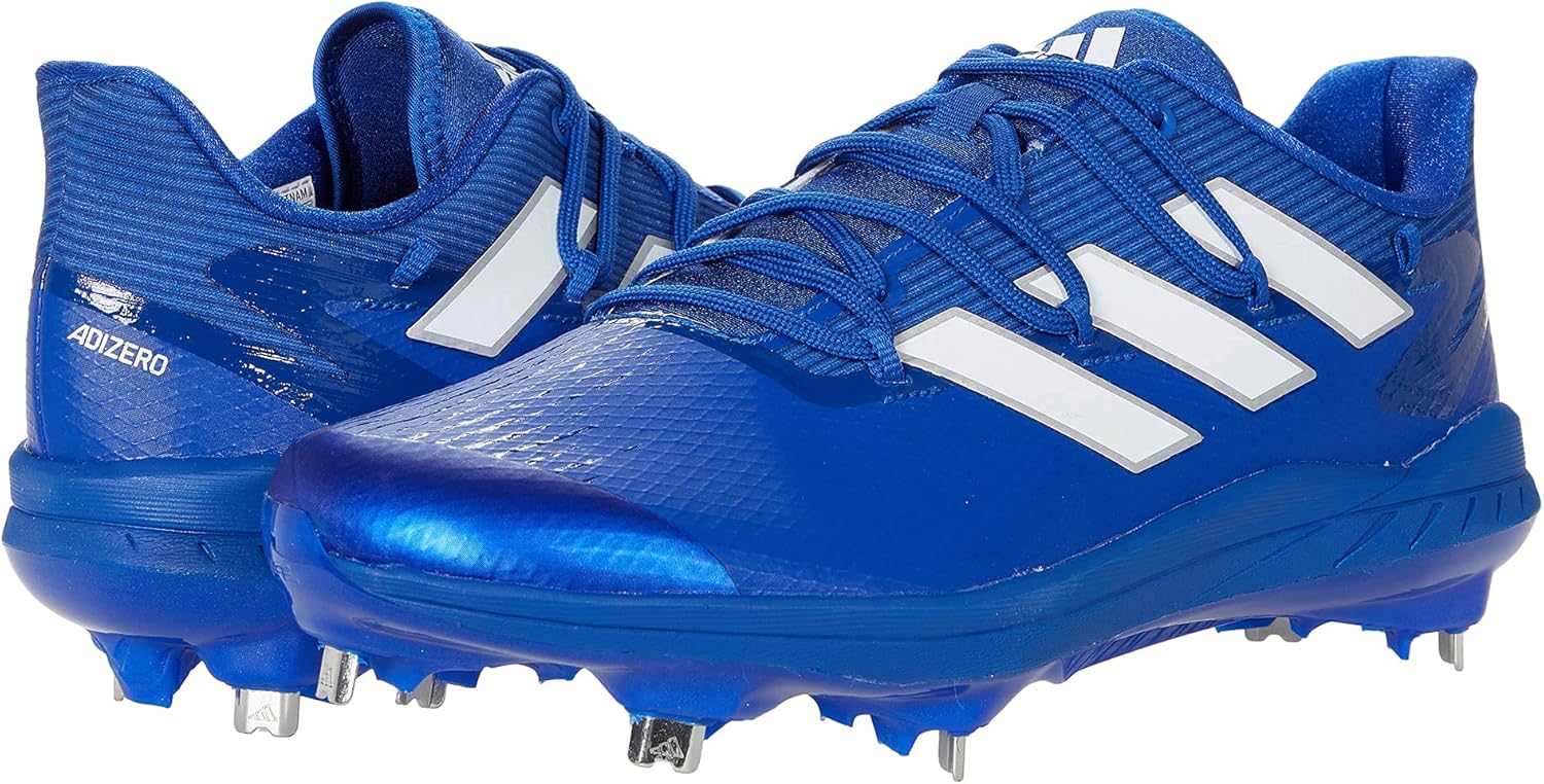 Бутсы Adidas Men's Adizero Afterburner 8, сине-белый — фото 2